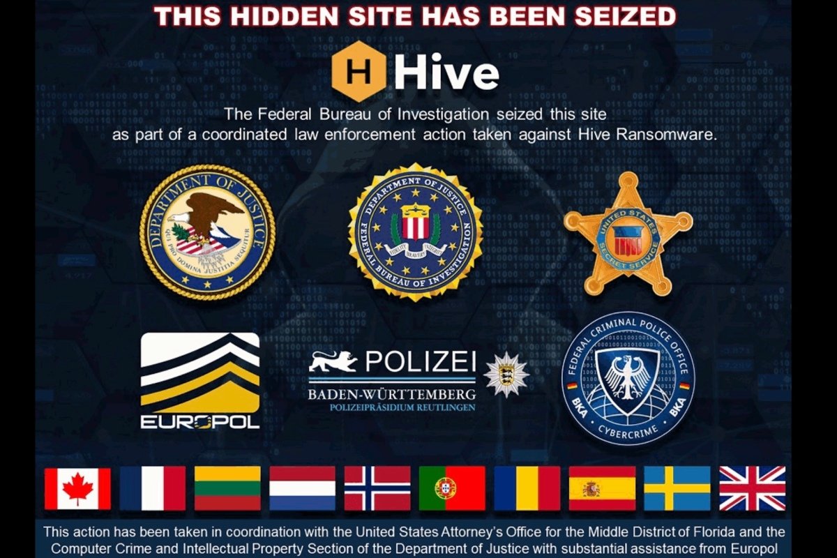 US announces it seized Hive ransomware gang's leak sites and decryption keys • TechCrunch