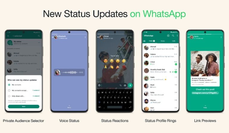 WhatsApp lets users put voice notes as status updates • TechCrunch