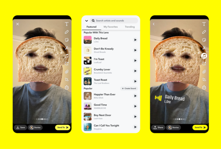 Snapchat rolls out new Sounds features to make it easier to create content