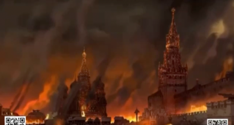 Hacker group defaces Russian websites to display the Kremlin on fire