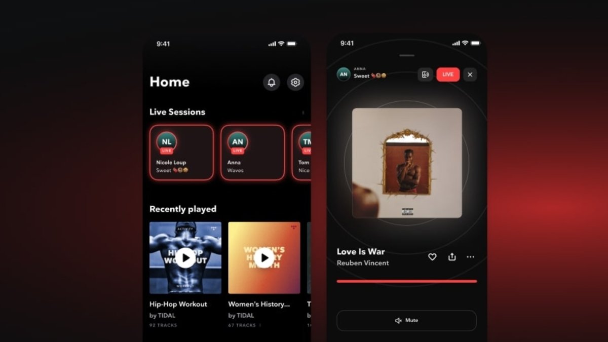 Tidal's new live feature will let you host a live DJing session