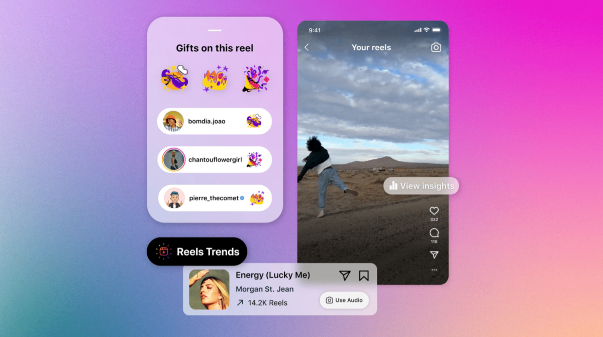 Instagram Reels adds a series of creator-focused updates, including a dedicated 'trends' section