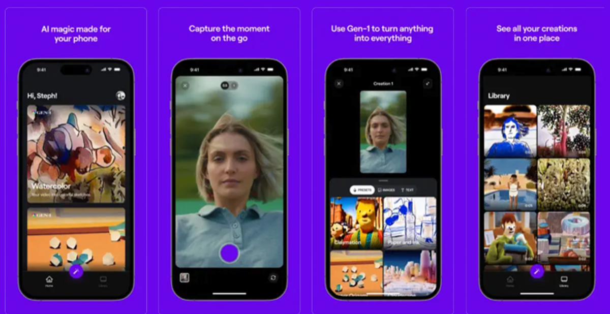 AI startup Runway launches app to bring users video-to-video generative AI