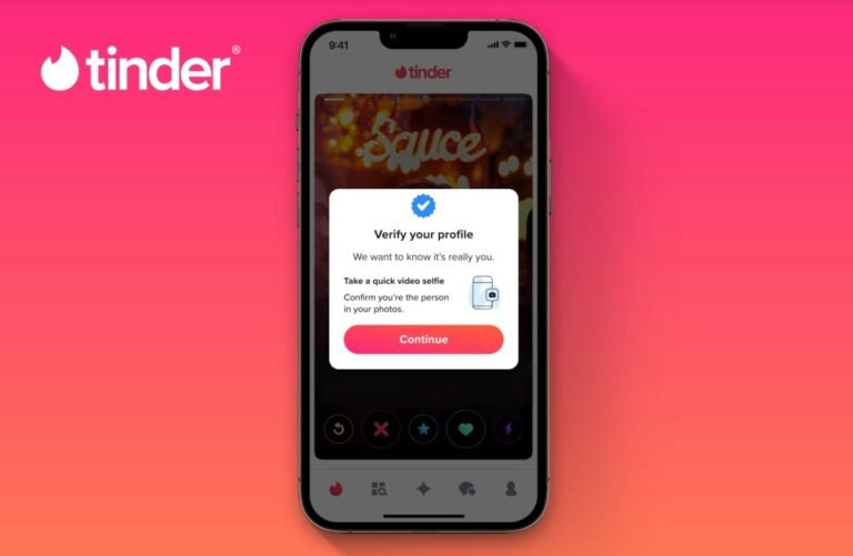 Tinder's verification process will now use AI and video selfies