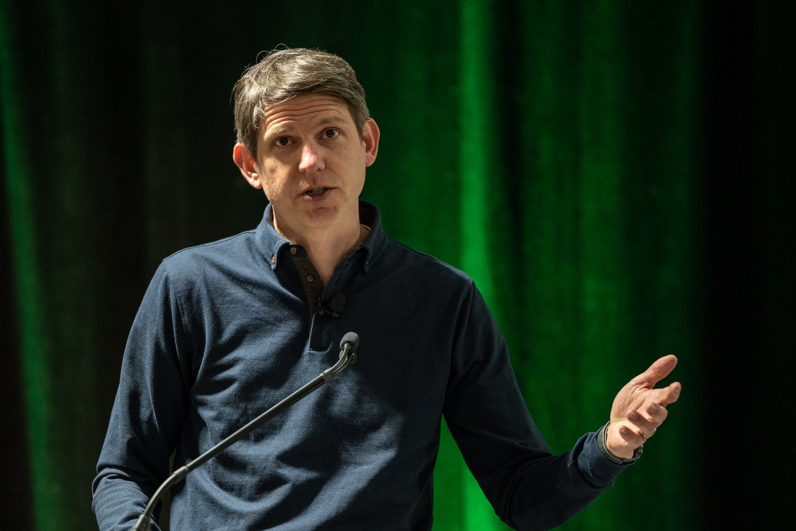 David Thacker, GP at Greylock talk about "How to Find Product-Market Fit" at TechCrunch Early Stage in Boston on April 20, 2023. Image Credit: Haje Kamps / TechCrunch