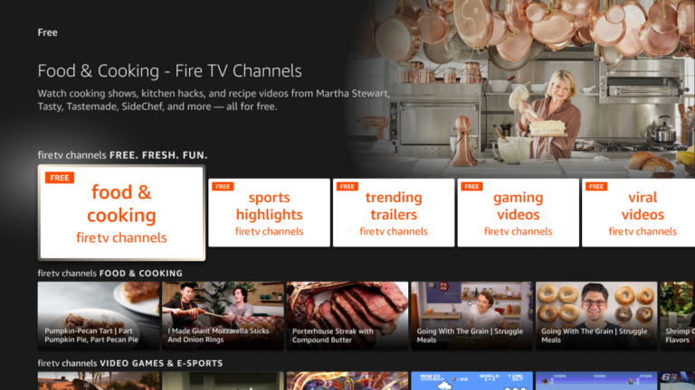 Amazon debuts free, ad-supported streaming channels just for Fire TV