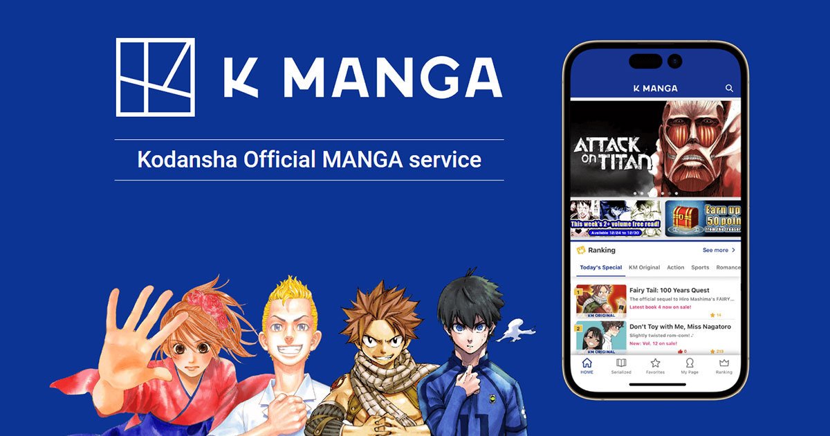 ‘Attack on Titan’ publisher Kodansha launches K Manga app in U.S.