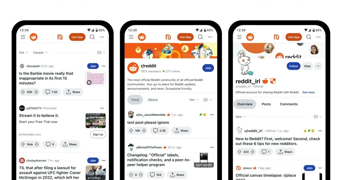 Reddit updates its site design for logged-out users