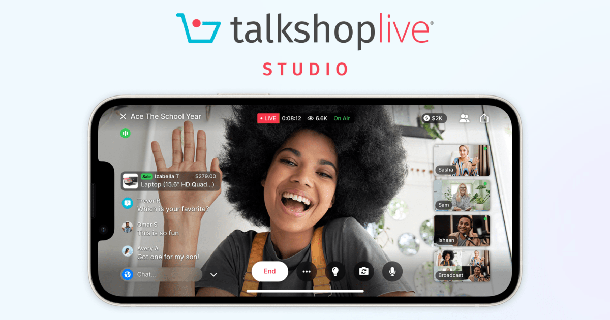 Live commerce startup TalkShopLive launches new app for sellers to broadcast on mobile